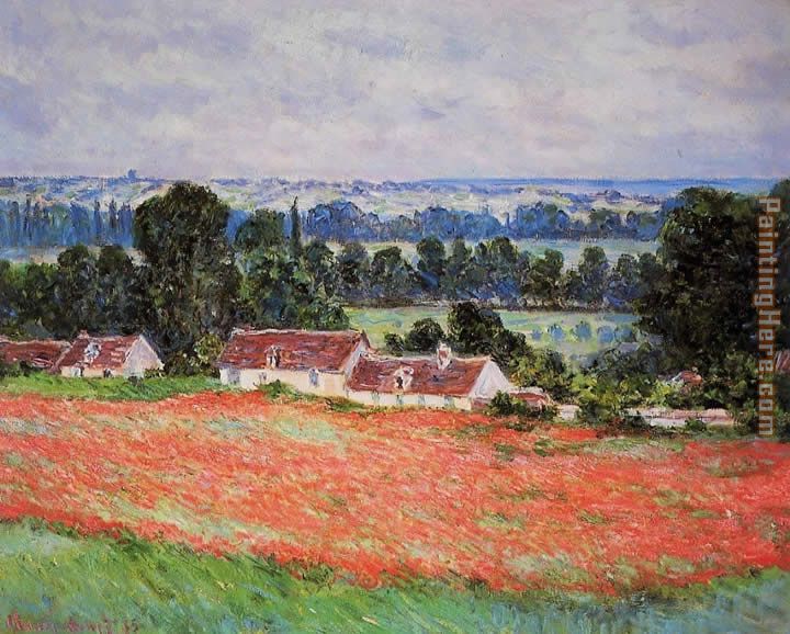 Claude Monet Poppy Field Giverny